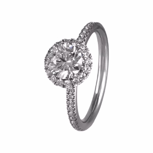 HARRY WINSTON エンゲージメントリングPt950